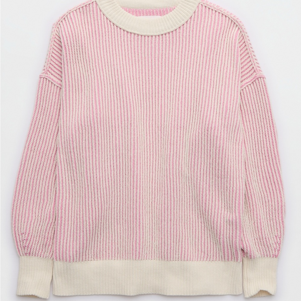 AE Beyond Chenille Pink Sweater